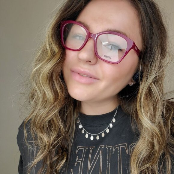 BRAND NEW MOSCHINO MOS517 QHO RED EYEGLASSES - Picture 2 of 12